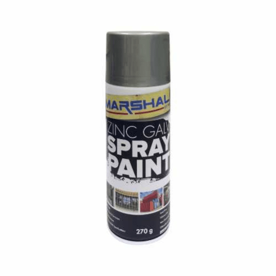 Marshal Spray Paint Zinc Cold Galv 270g Agrimark