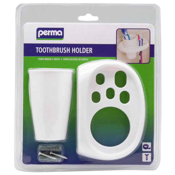 perma adhesive toothbrush holder picture 1