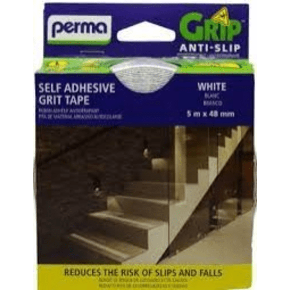 perma anti slip adh tape 5mx48mm white picture 1