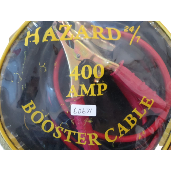 hazard cable battery booster 400amp picture 1