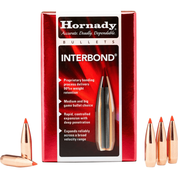 bullets 30cal 150gr hornady interbond picture 1