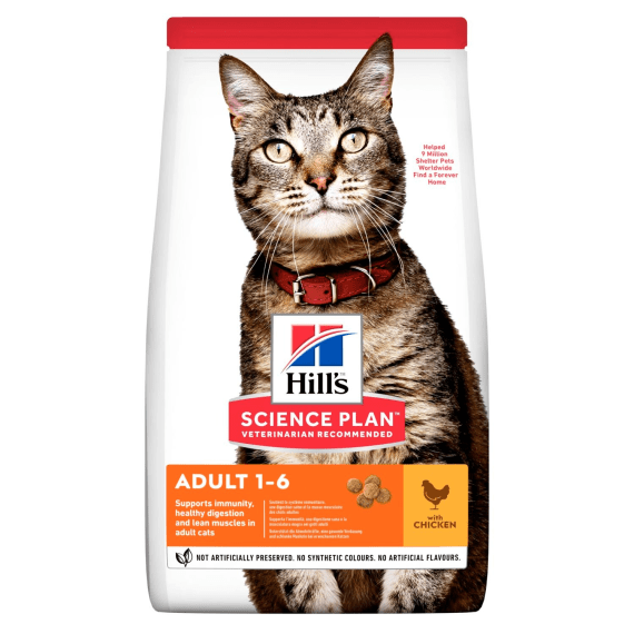 hills science plan feline adult chicken flavour picture 1