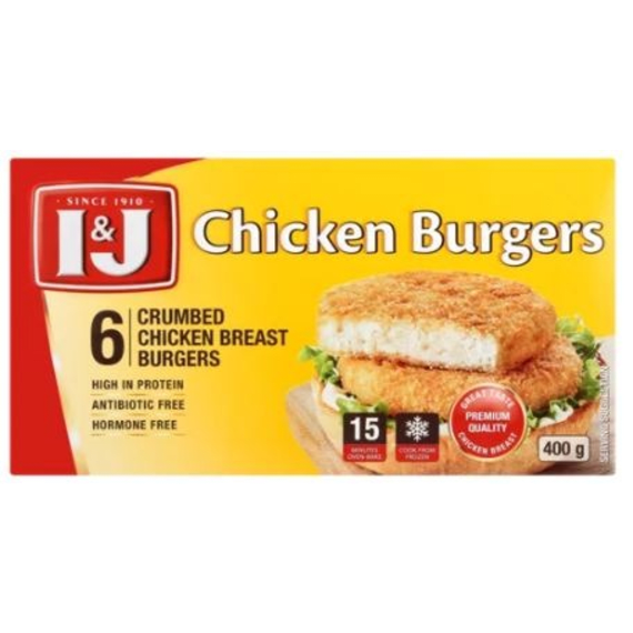 i j chicken burgers 400g picture 1