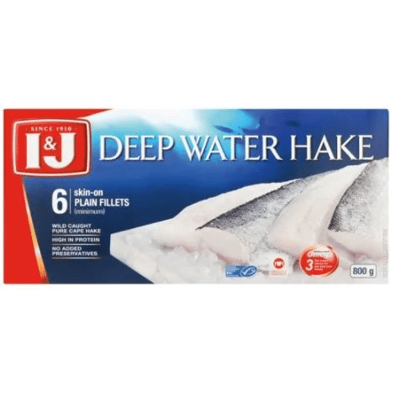 i j deep water hake fillets 800g picture 1