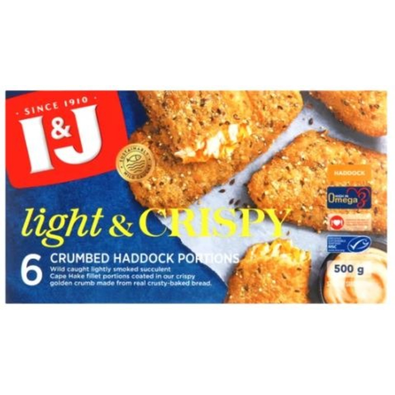 i j light crispy haddock 500g picture 1