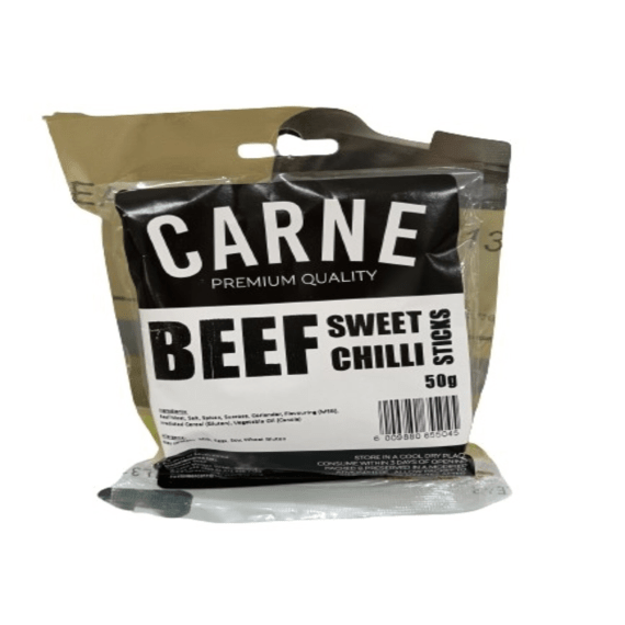 carne beef snapsticks sweet chilli 50g picture 1