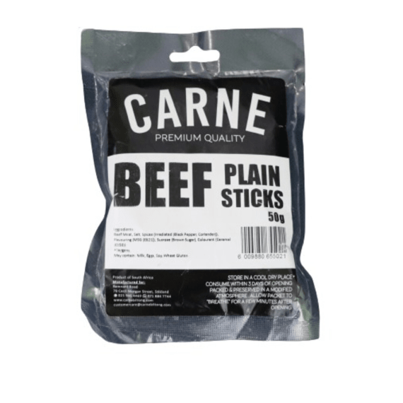 carne beef snapsticks plain 50g picture 1