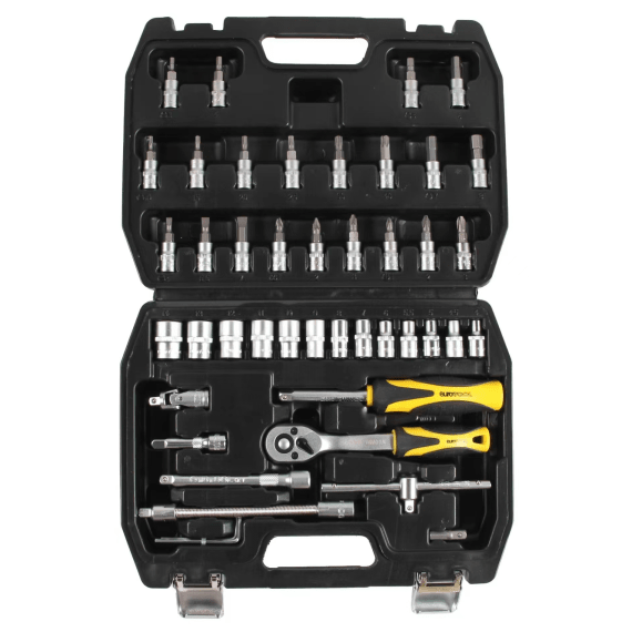 eurotool skt set 1 4 dr chrome 45pc picture 2