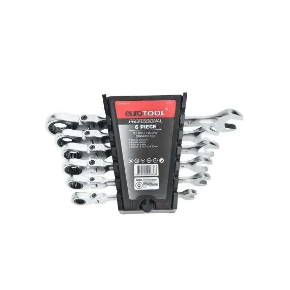 Eurotool Ratchet Spanner Flex Chr 6pce Agrimark