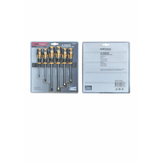 eurotool screwdriver setyellow6pc picture 1