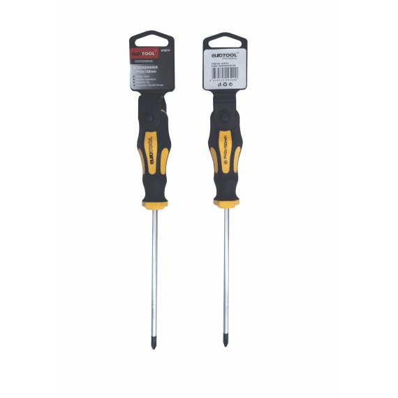 eurotool screwdriver ph2x150yellow1pc picture 1