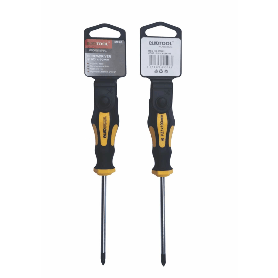 eurotool screwdriver pz 1x100 yellow1pc picture 1