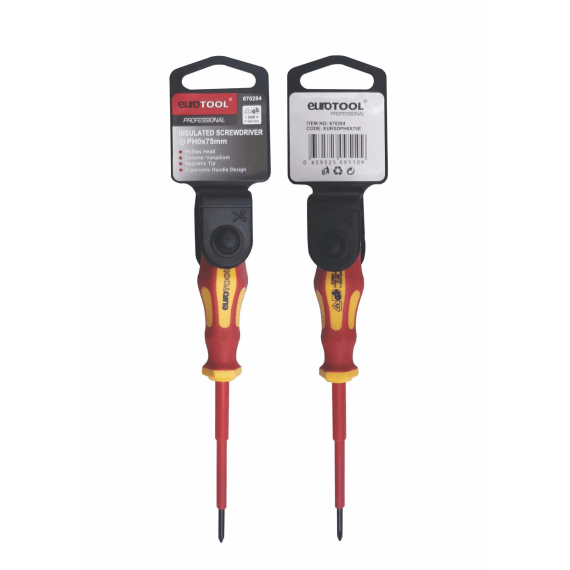 eurotool screwdriver ph 0x75 elec red1pc picture 1