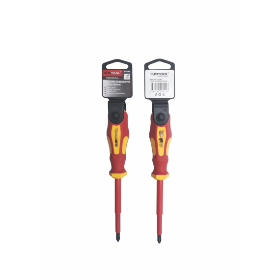 eurotool screwdriver ph2x100 elec red1pc picture 1