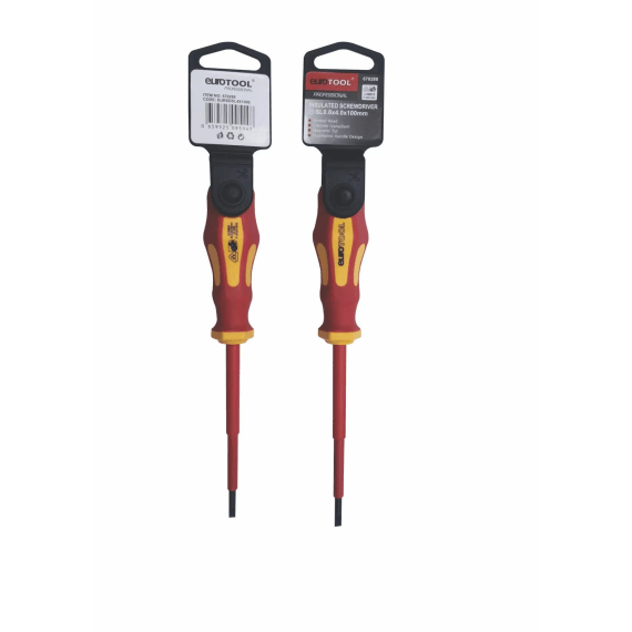 eurotool screwdriver sl 4x100 elec red1pc picture 1