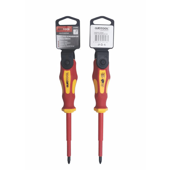 eurotool screwdriver pz 2x100 elec red1pc picture 1