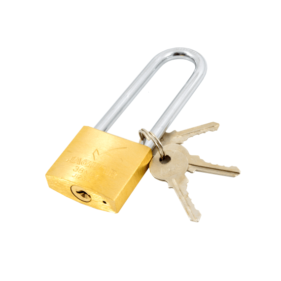 jaguar padlock brass l s 38mm picture 1