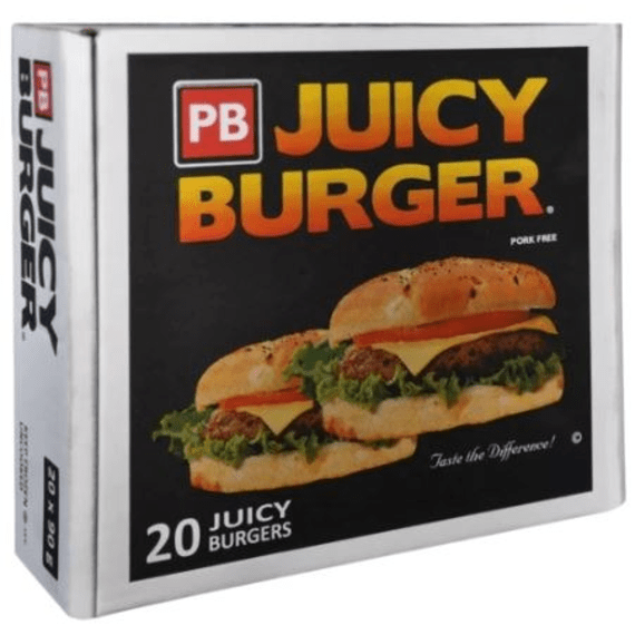 juicy beef burger 2kg picture 1