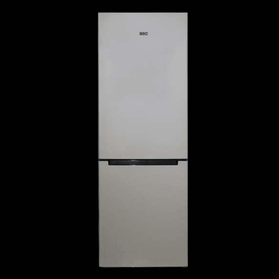 kic fridge freezer metalic 344l picture 1