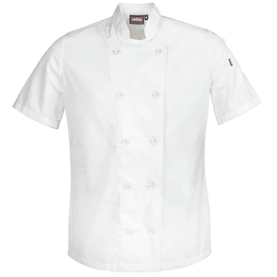 jonsson men s short sleeve chef jacket picture 2