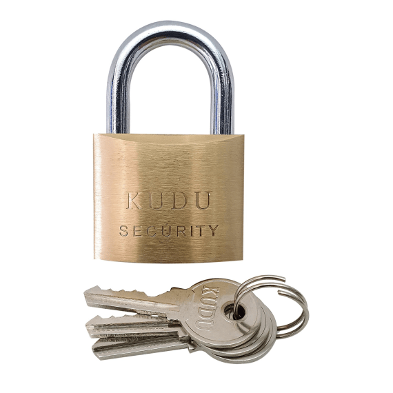 kudu padlock brass 32mm picture 1