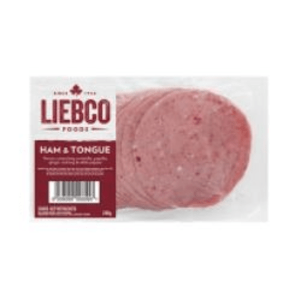 liebco sliced ham tongue vacuum pack 200g picture 1