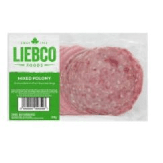 liebco sliced mixed polony vacuum pack 200g picture 1