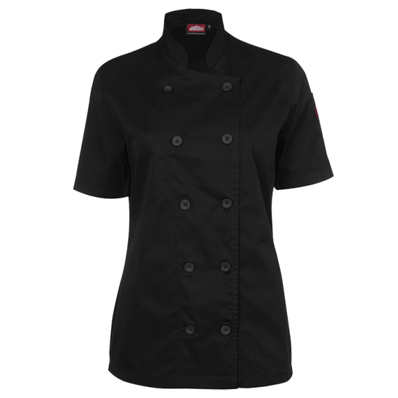 jonsson women s short sleeve chef jacket picture 1