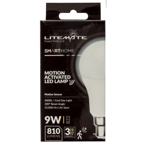 litemate led a60 motion sensored lamp 9w picture 3