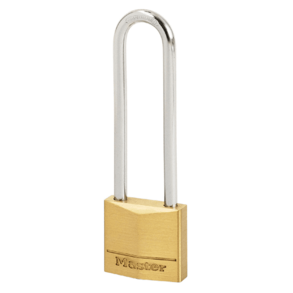 masterlock padlock brass l shank 50mm picture 1