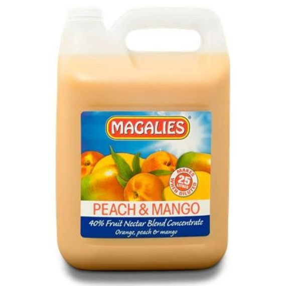 magalies peach mango nectar 5l picture 1