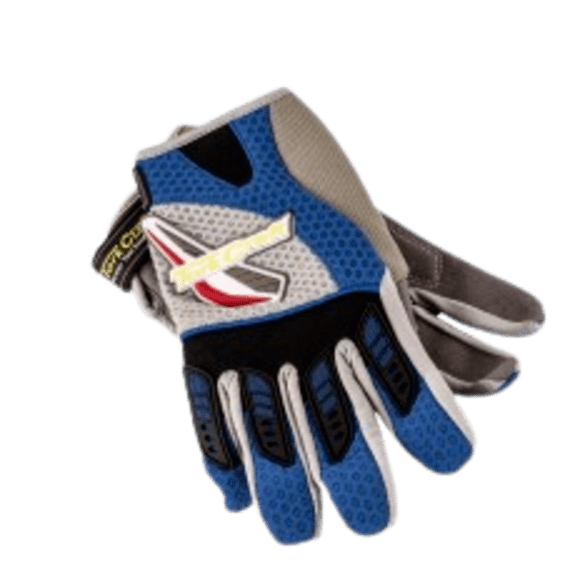 mechanics glove synthetic leather palm air mesh picture 1