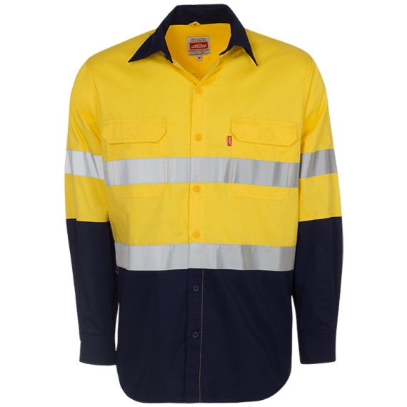 jonsson two tone long sleeve reflective shirt picture 1