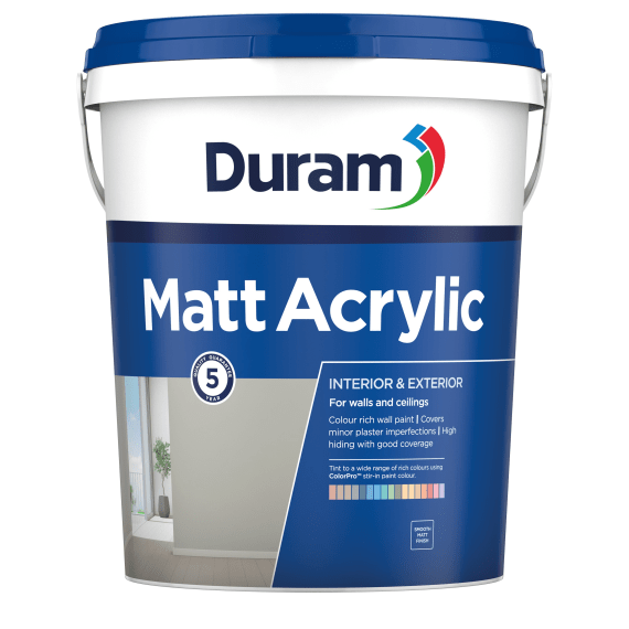 duram matt acrylic white 20l picture 1