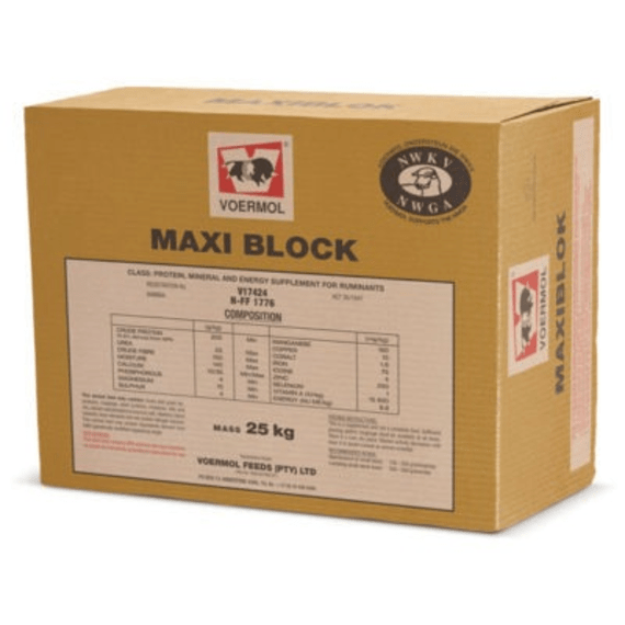 voermol maxiblock deccox 25kg picture 1