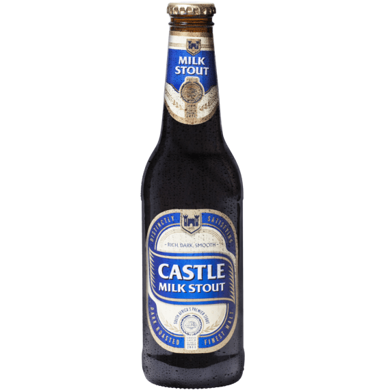 castle milk stout 340ml dumpie picture 1