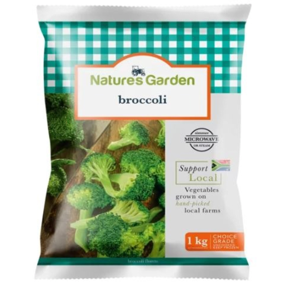 natures garden broccoli florets 1kg picture 1