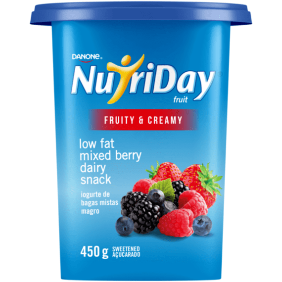 nutriday fruit dairy snack mixed berry 450g picture 1