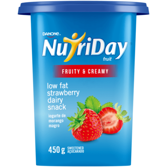 nutriday fruit dairy snack strawberry 450g picture 1