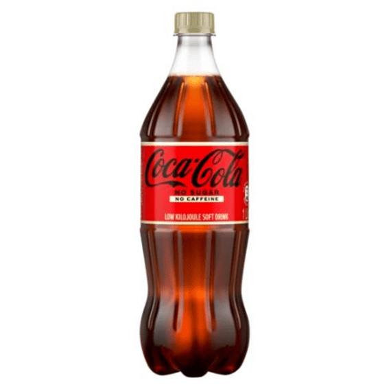 coca cola no sugar no caffeine pet 1lt picture 1