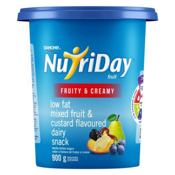 nutriday fruit dairy snack mix fruit custard 900g picture 1