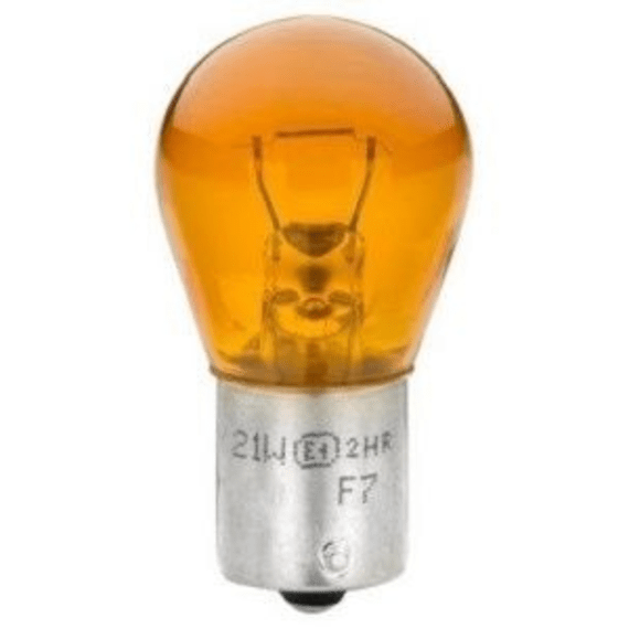 osram bulb yellow 12v 21w bau15s picture 1