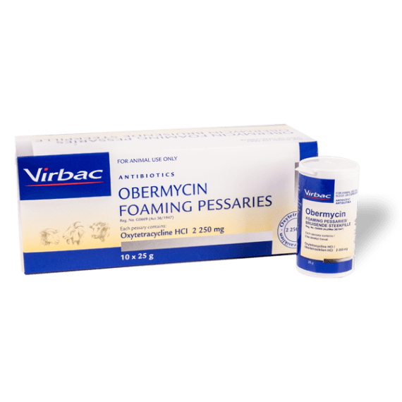 virbac pessaries obermycin 10 x 25g picture 1