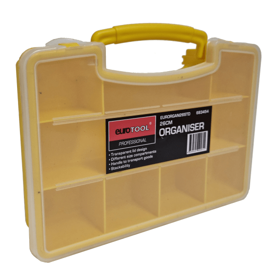 eurotool organiser std yellow 26cm picture 1