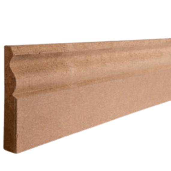 upe skirting mdf p2 90 brown 2 75m picture 1
