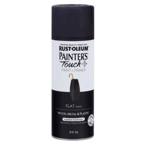 rustoleum painters touch flat black 340 picture 1