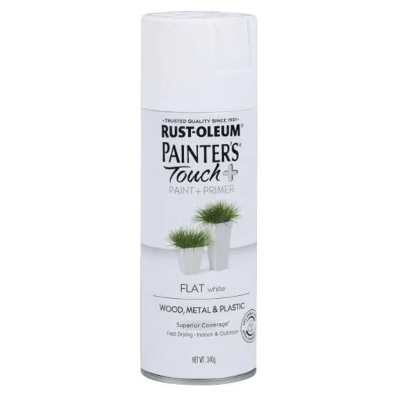 rustoleum painters touch flat white 340 picture 1