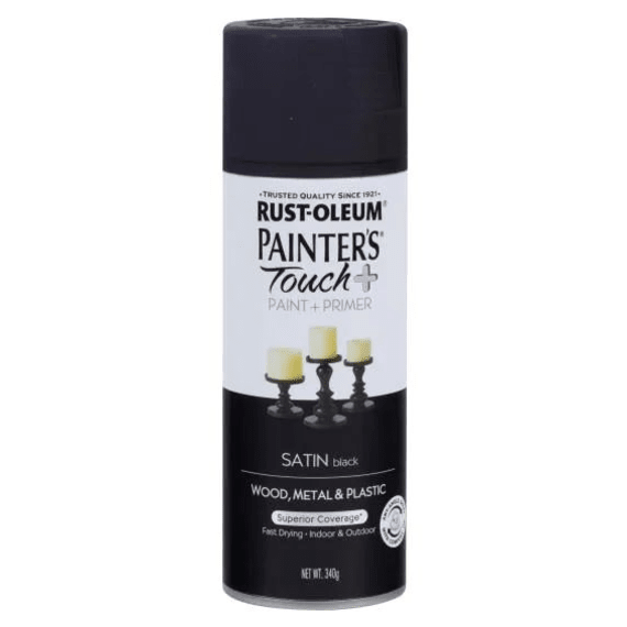 rustoleum painters touch satin black 34 picture 1