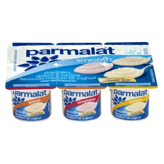 parmalat smooth yoghurt variety pack 6 s picture 1