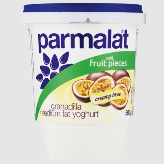 parmalat fruit yoghurt granadilla 500g picture 1